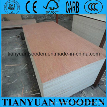 Madera contrachapada comercial china calificada SGS de alta calidad